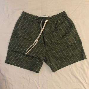 JCrew Green Pattern Shorts